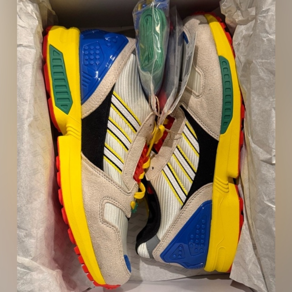 ✨New Adidas Legendary Lego Men Sneakers Legos & extra laces. LE Various Sizes ✨